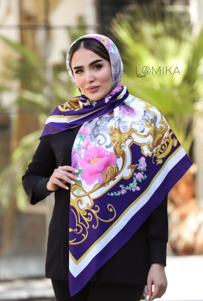 روسری ابریشم توییل چهار