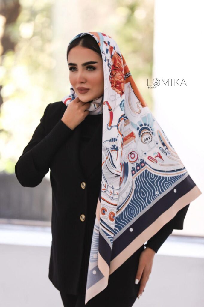روسری ابریشم توییل چهار