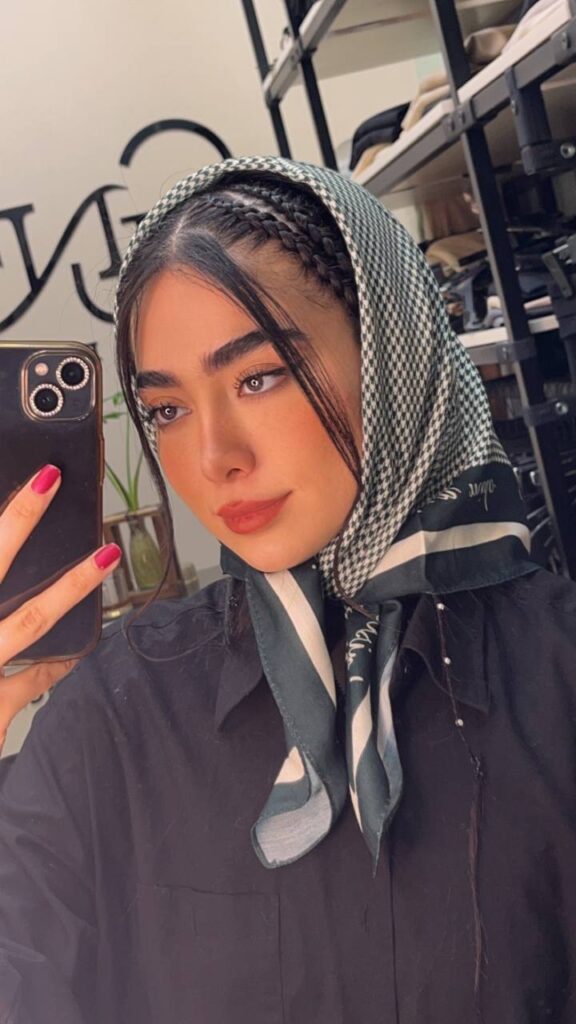 مدل‌های بستن مینی اسکارف