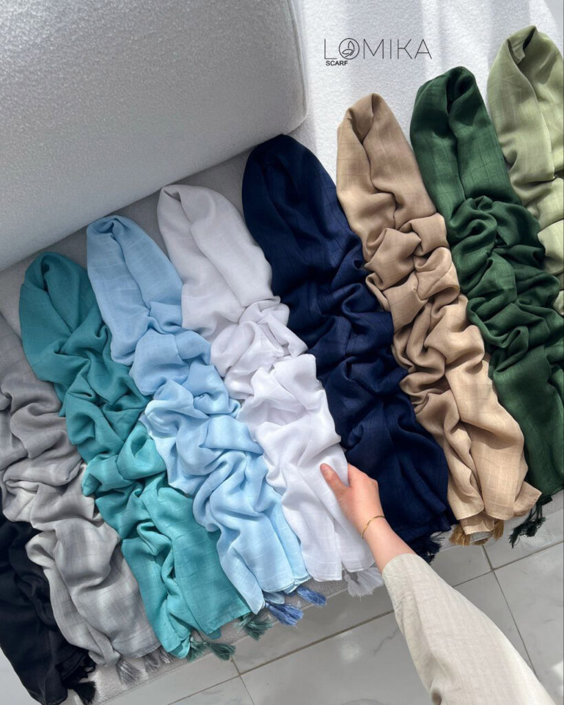 رنگ های جذاب بهاری برای شال و روسری