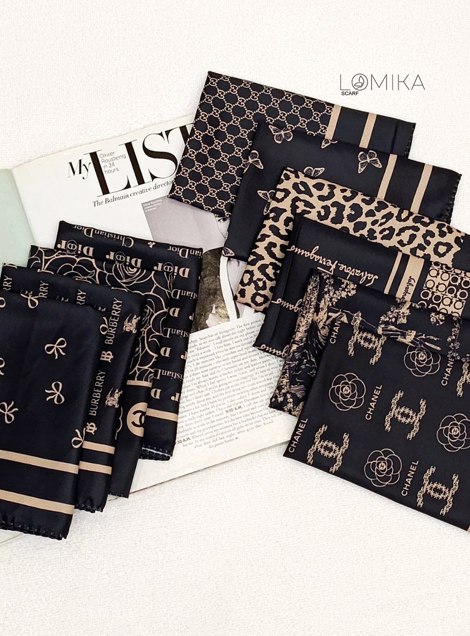 روسری مشکی مجلسی