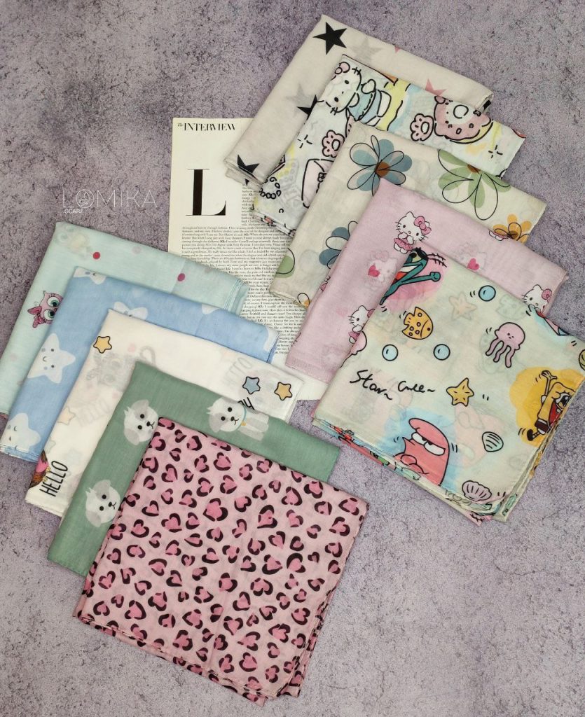 مینی اسکارف فانتزی بچه‌گانه