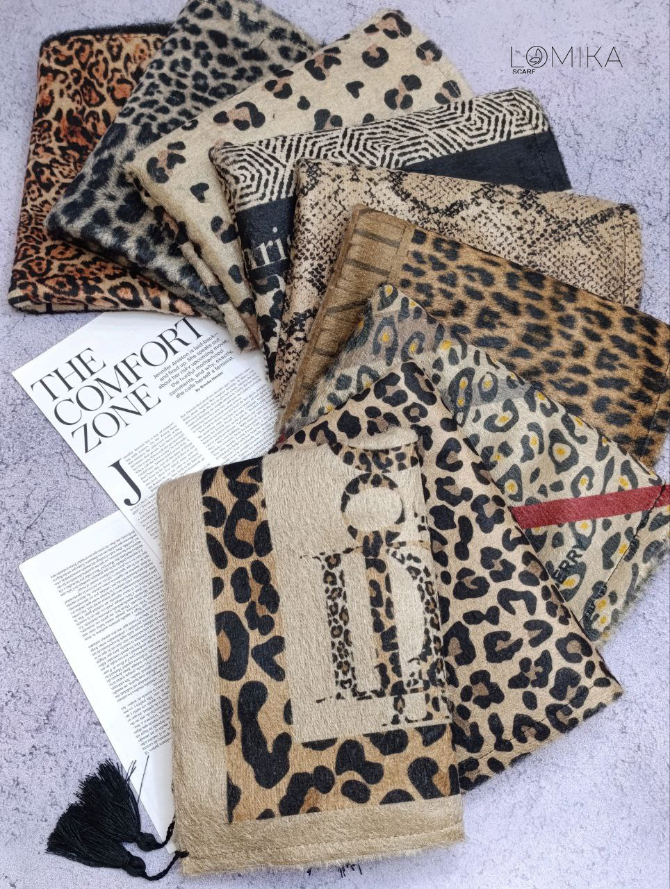 شال و روسری پلنگی