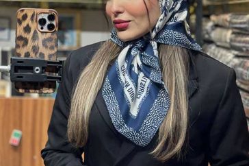 آموزش بستن مینی اسکارف دخترانه