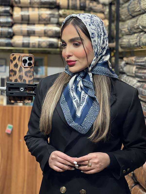 آموزش بستن مینی اسکارف دخترانه