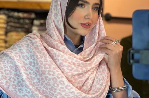 شال پلیسه چاپی