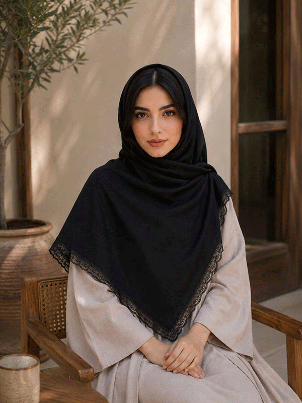 خرید عمده شال و روسری مشکی