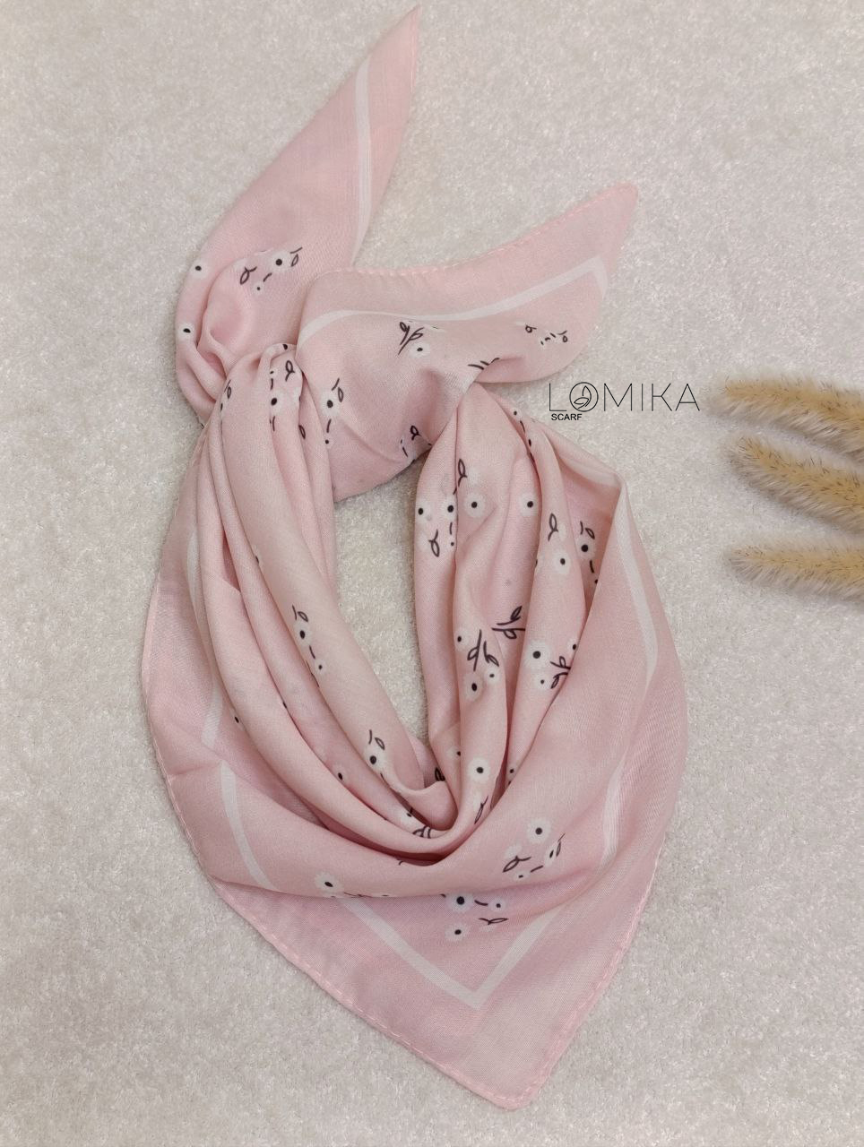 مینی اسکارف چاپی بسته8رنگی کد mt50 (عمده)