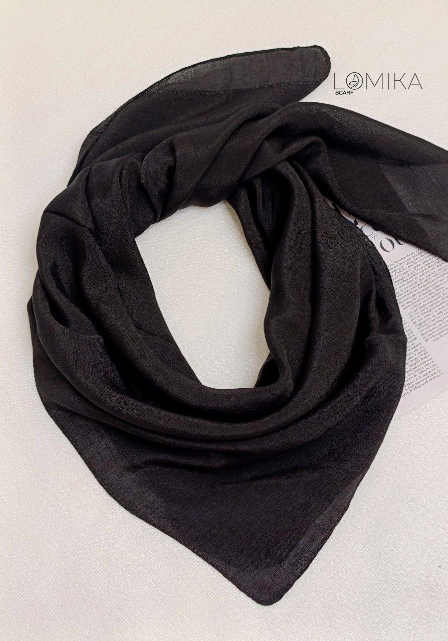 روسری اسلپ مشکی سری انتخابی کد rs16 (عمده)