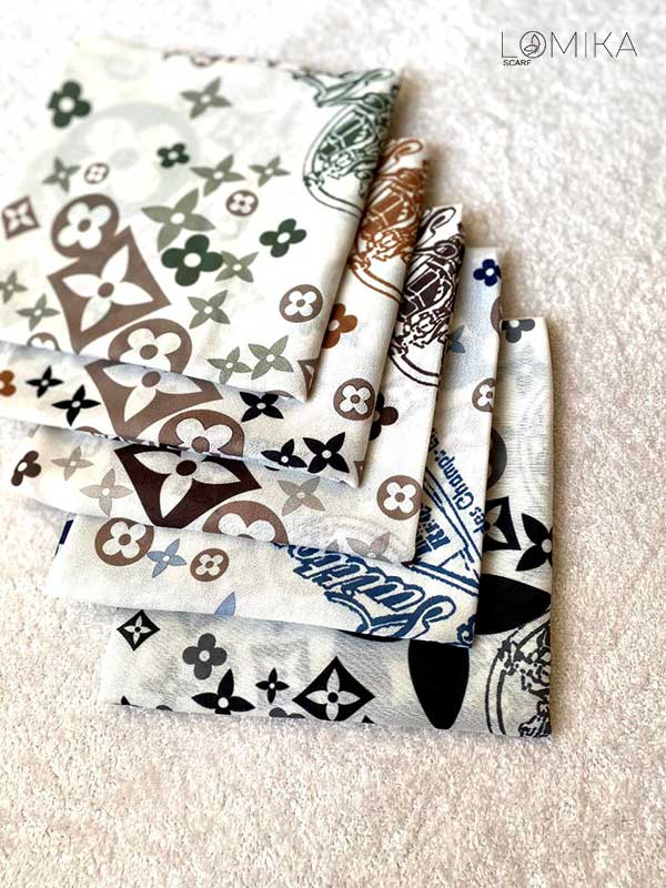 مینی اسکارف بسته5طرحی کد mt82 (عمده)