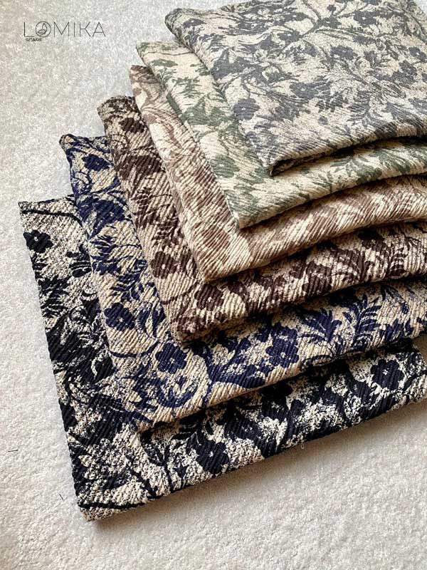 روسری پلیسه بسته6رنگی کد r134 (عمده)