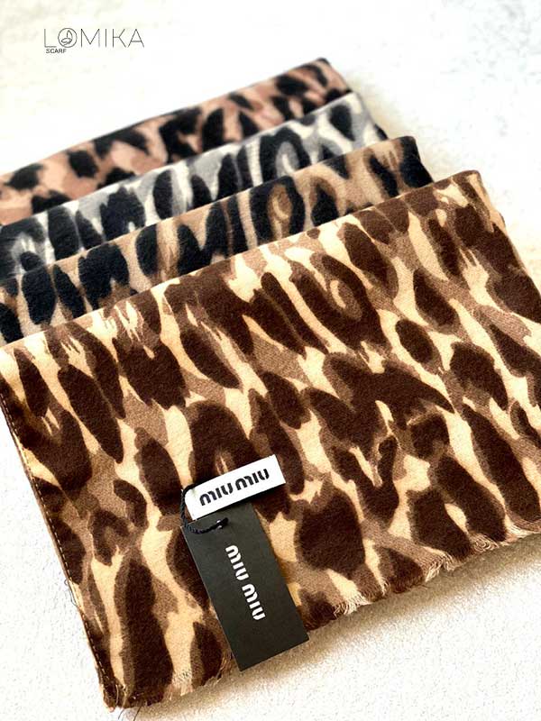 شال موهر پلنگی بسته4رنگی کد sc60 (عمده)