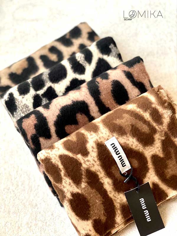 شال موهرپلنگی بسته4رنگی کد sc62 (عمده)