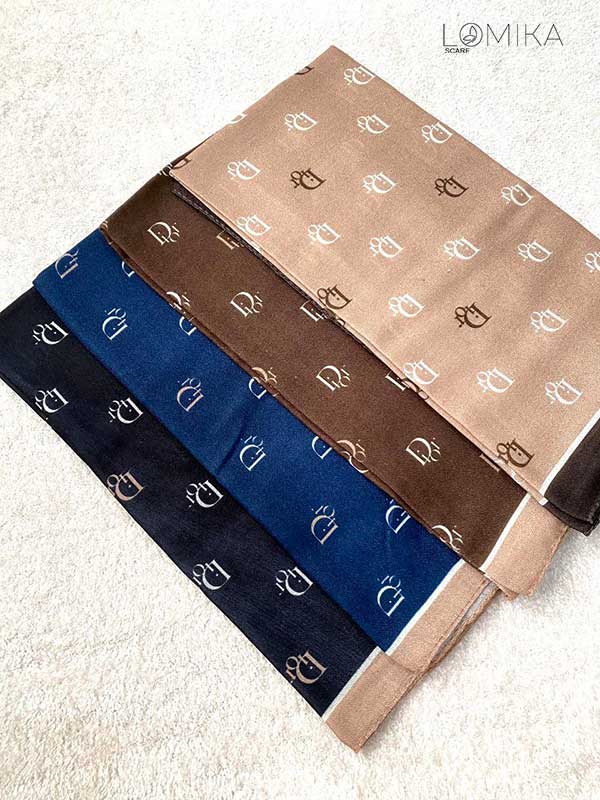 مینی اسکارف دیور بسته4رنگی کد mt88 (عمده)