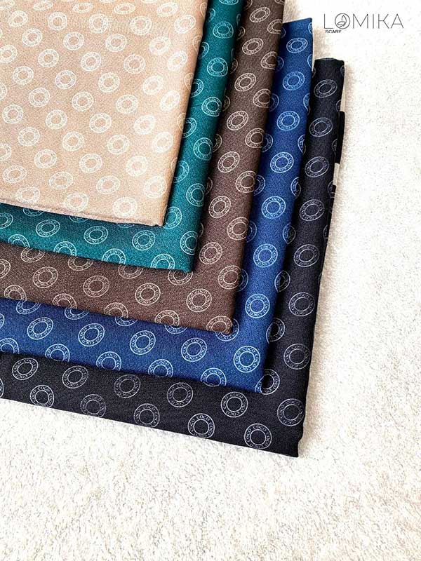 روسری کوکو بسته5رنگی کد r154 (عمده)