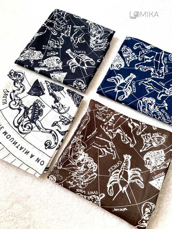 مینی اسکارف بسته4رنگی کد mt93 (عمده)