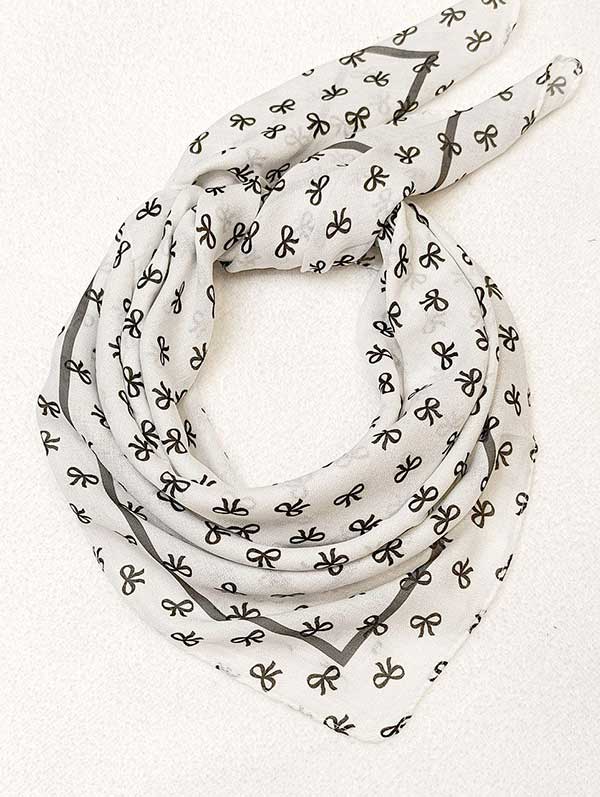 مینی اسکارف پاپیون بسته8رنگی کد mt97 (عمده)