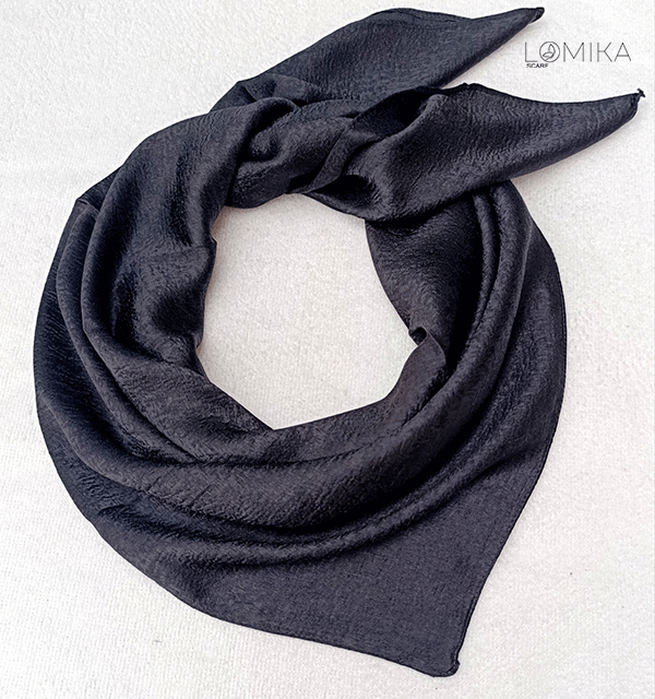 روسری کوپرا مشکی سری انتخابی کد rs17 (عمده)