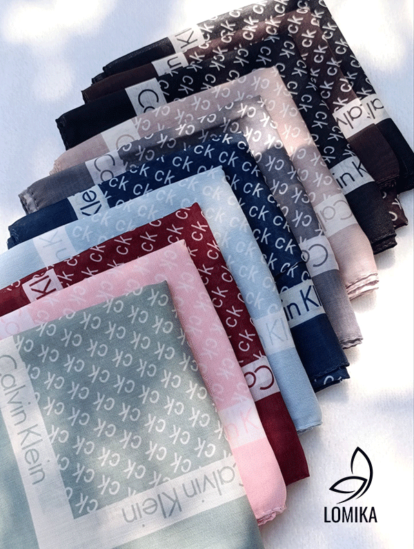 مینی اسکارف ck بسته10رنگی کد mt69 (عمده)