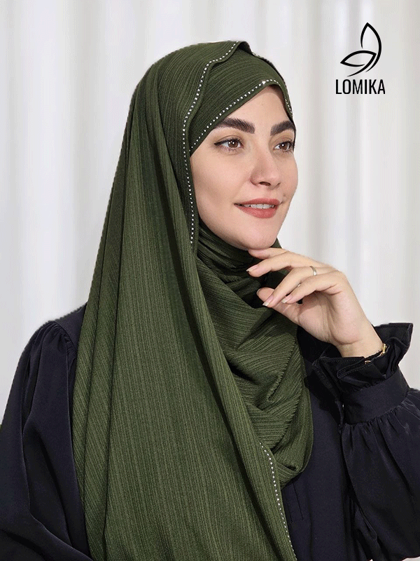 شال کشی دورنگین بسته8رنگی کد sm89 (عمده)