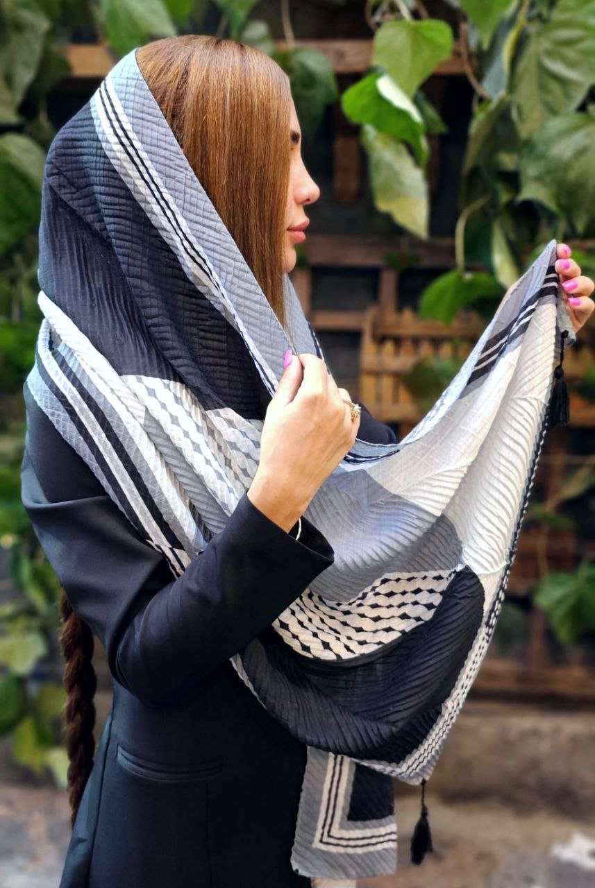 شال پلیسه طرحبندی بسته10طرحی کد sp29 (عمده)