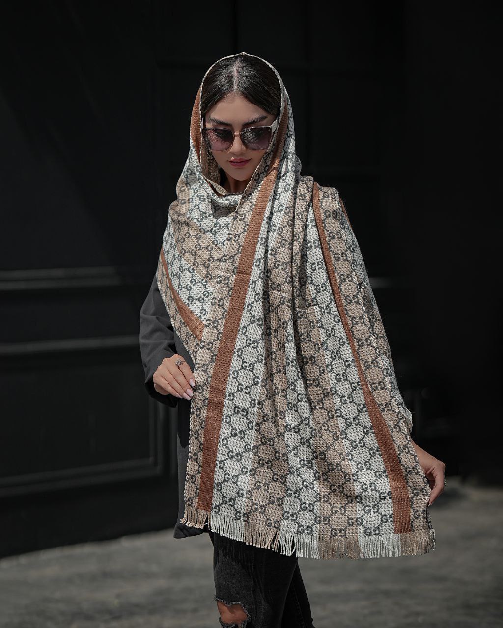 شال بافت طرحبندی بسته6طرحی کد sc47 (عمده)