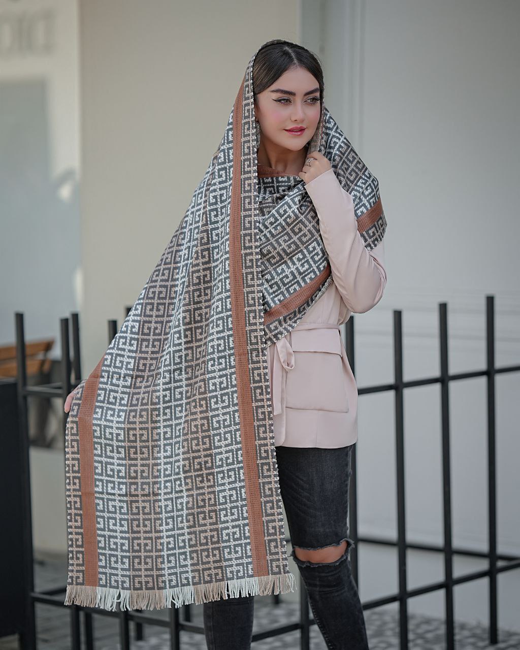 شال بافت طرحبندی بسته6طرحی کد sc47 (عمده)