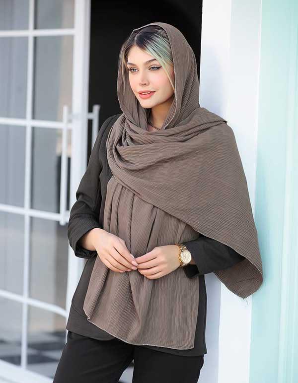 شال پلیسه دورلمه پاییزه بسته12رنگی کد ps11 (عمده)
