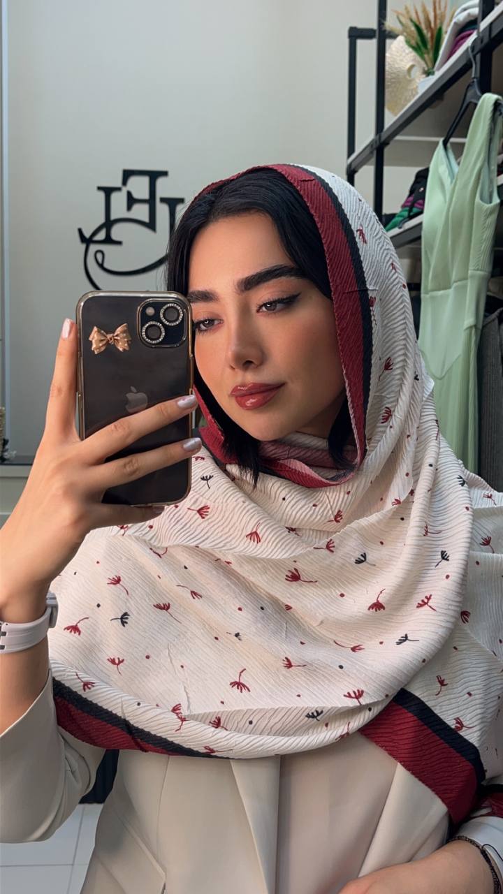 شال پلیسه پاییزه طرحبندی بسته10طرحی کد ps15 (عمده)
