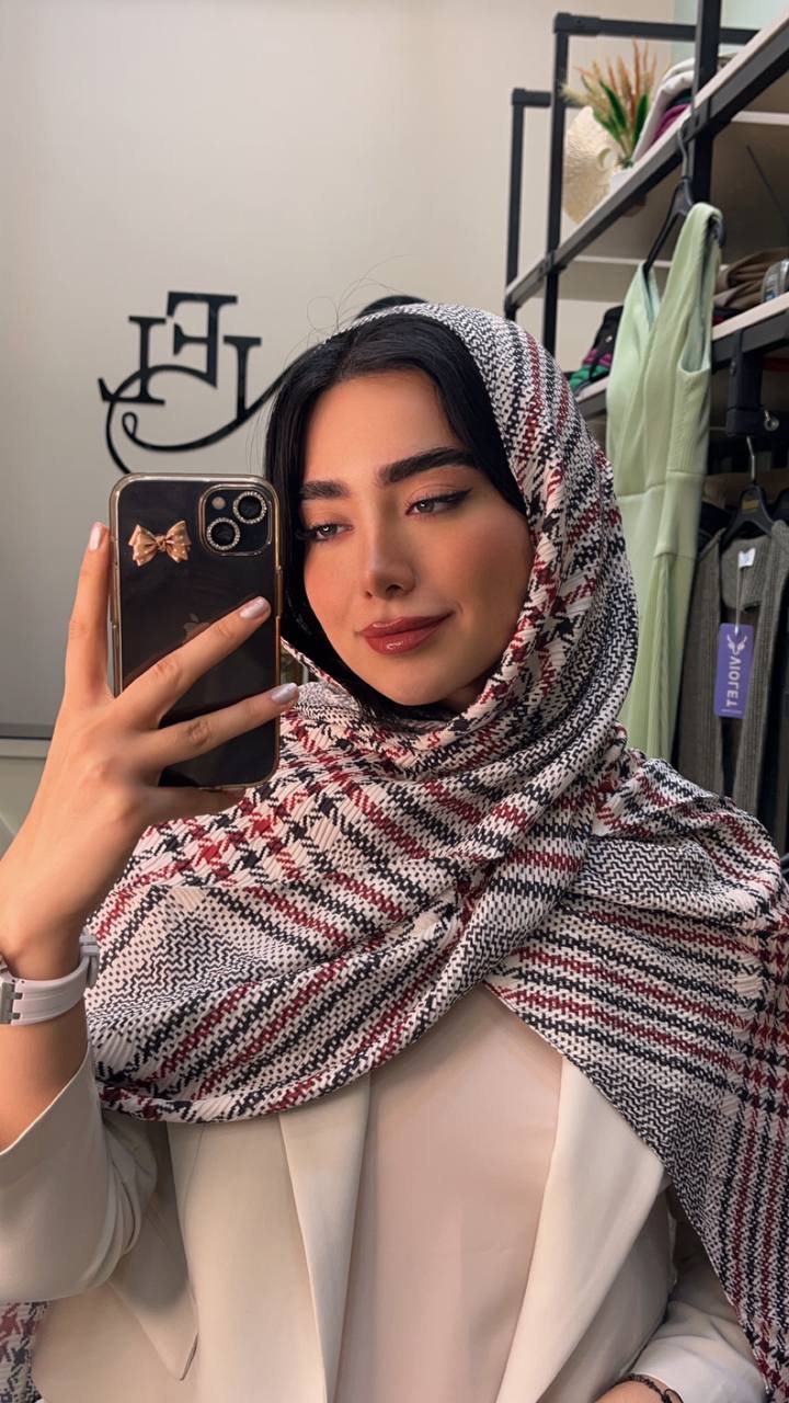 شال پلیسه پاییزه طرحبندی بسته10طرحی کد ps15 (عمده)