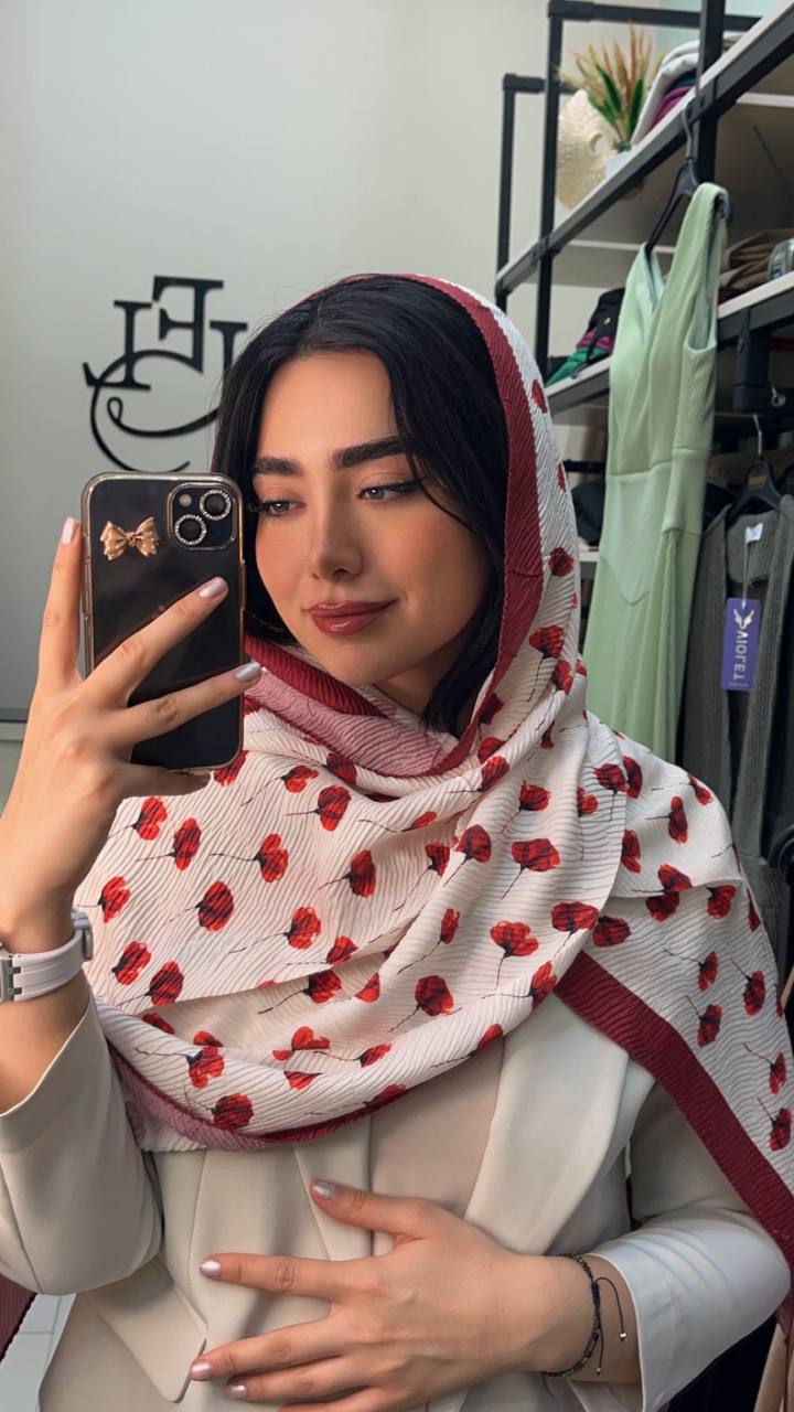 شال پلیسه پاییزه طرحبندی بسته10طرحی کد ps15 (عمده)