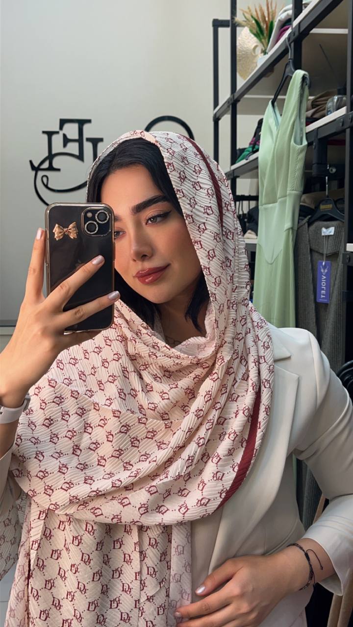 شال پلیسه پاییزه طرحبندی بسته10طرحی کد ps15 (عمده)