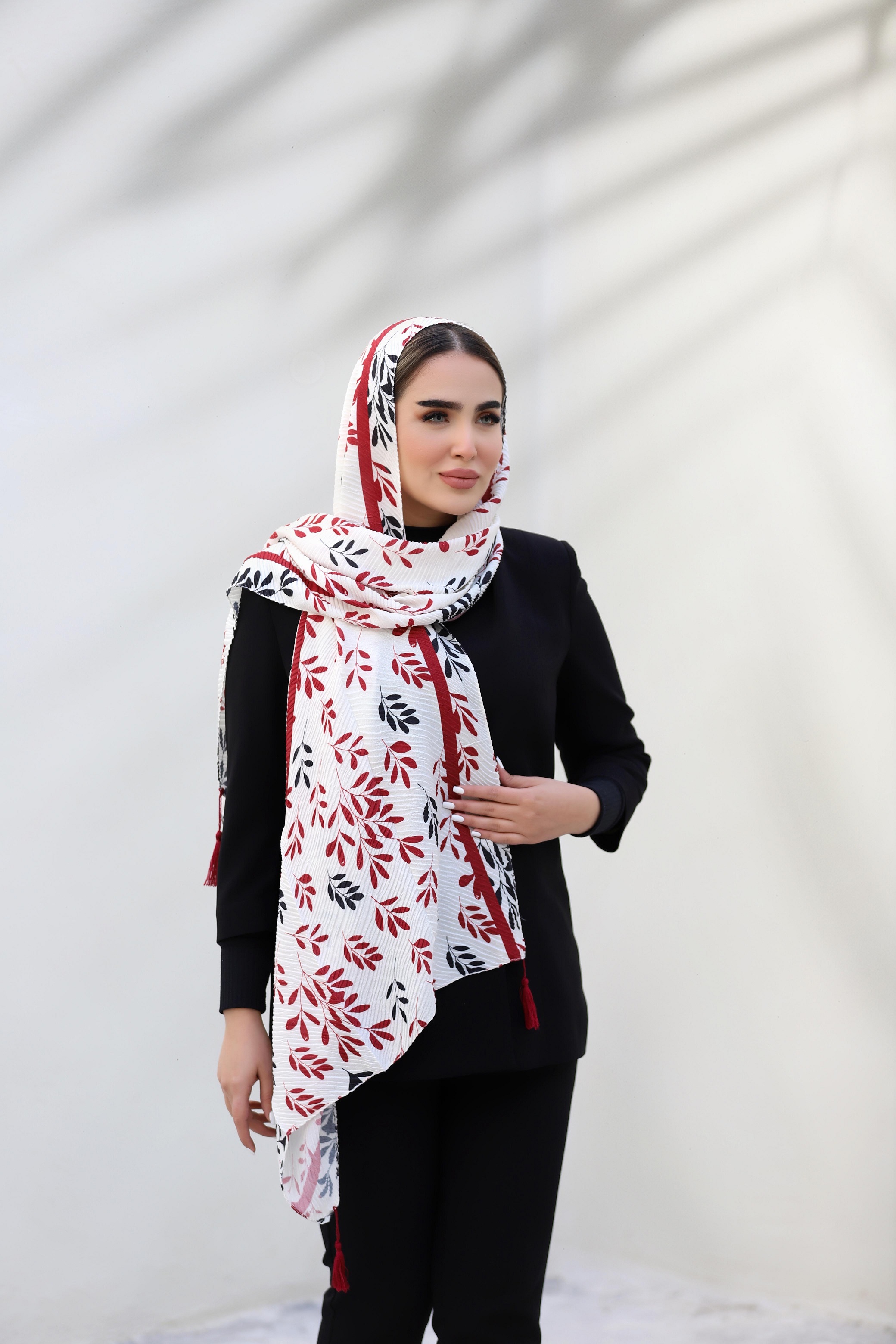 شال پلیسه پاییزه طرحبندی بسته10طرحی کد ps15 (عمده)