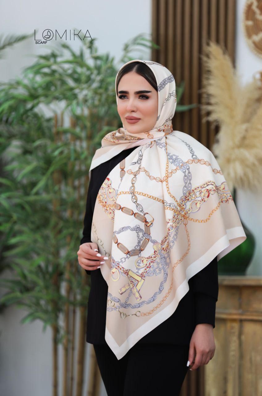 روسری ابریشم توییل بسته3رنگی کد rp8 (عمده)
