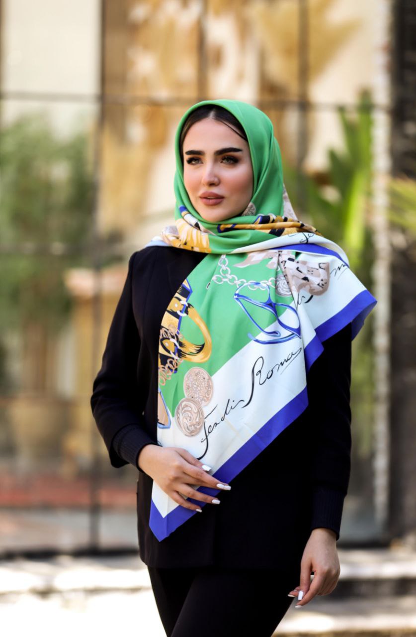 روسری ابریشم توییل بسته4رنگی کد rp9 (عمده)