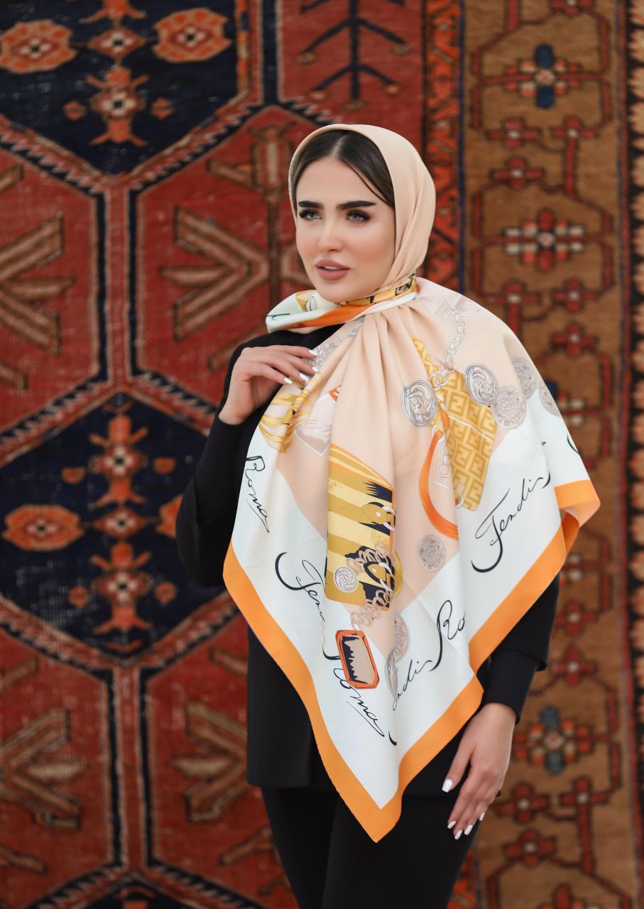 روسری ابریشم توییل بسته4رنگی کد rp9 (عمده)
