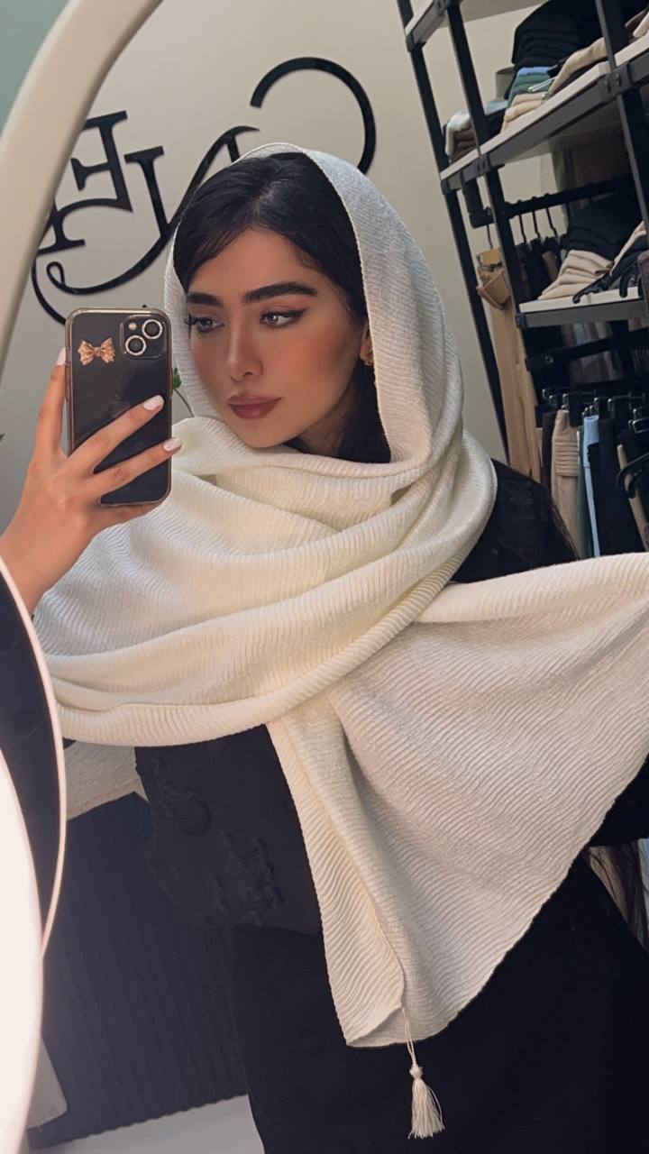 شال پلیسه مخمل بسته7رنگی کد ps23 (عمده)