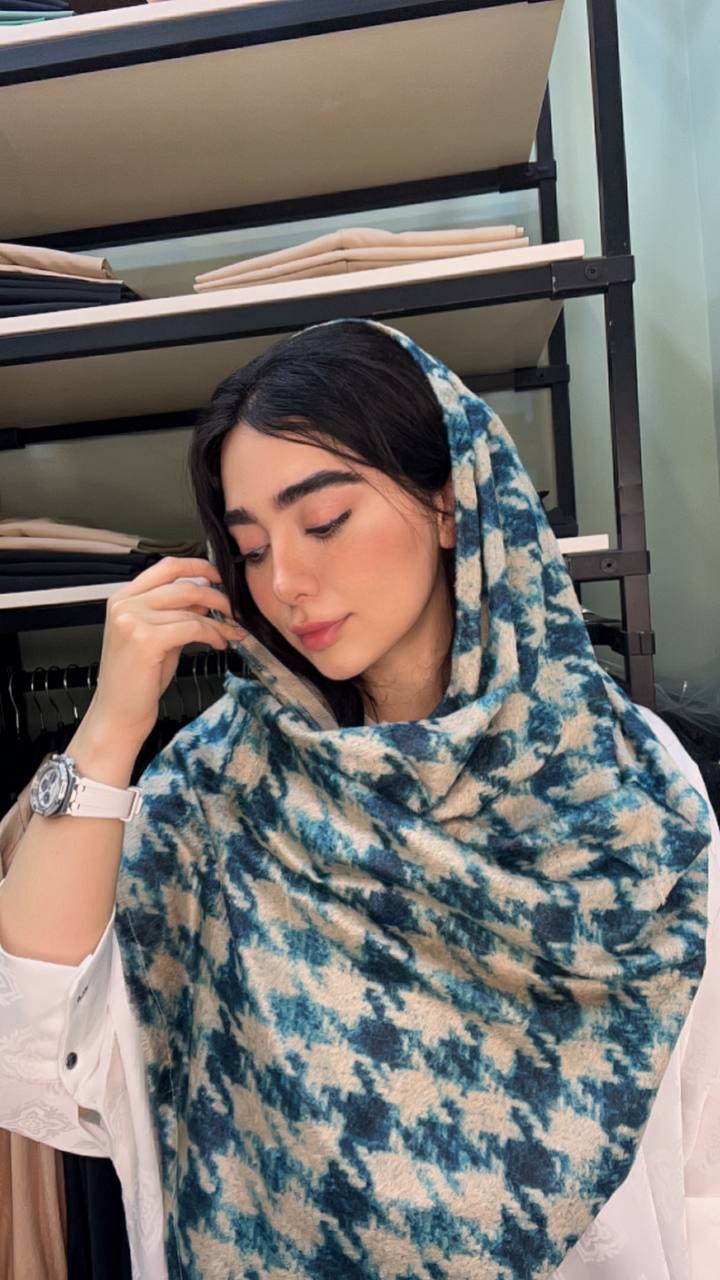 شال مخمل طرحدار بسته6طرحی کد sc57 (عمده)