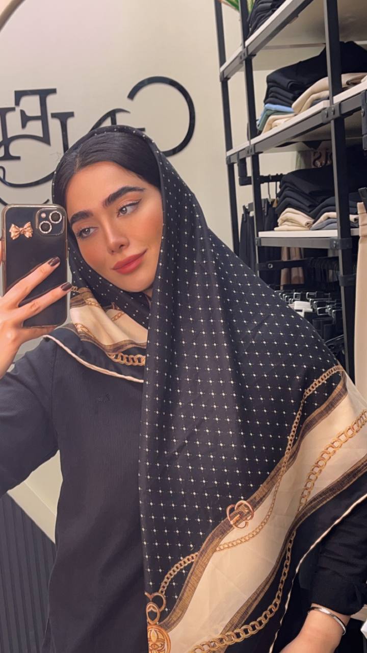 روسری حریر دستدوز بسته8طرحی کد r49 (عمده)