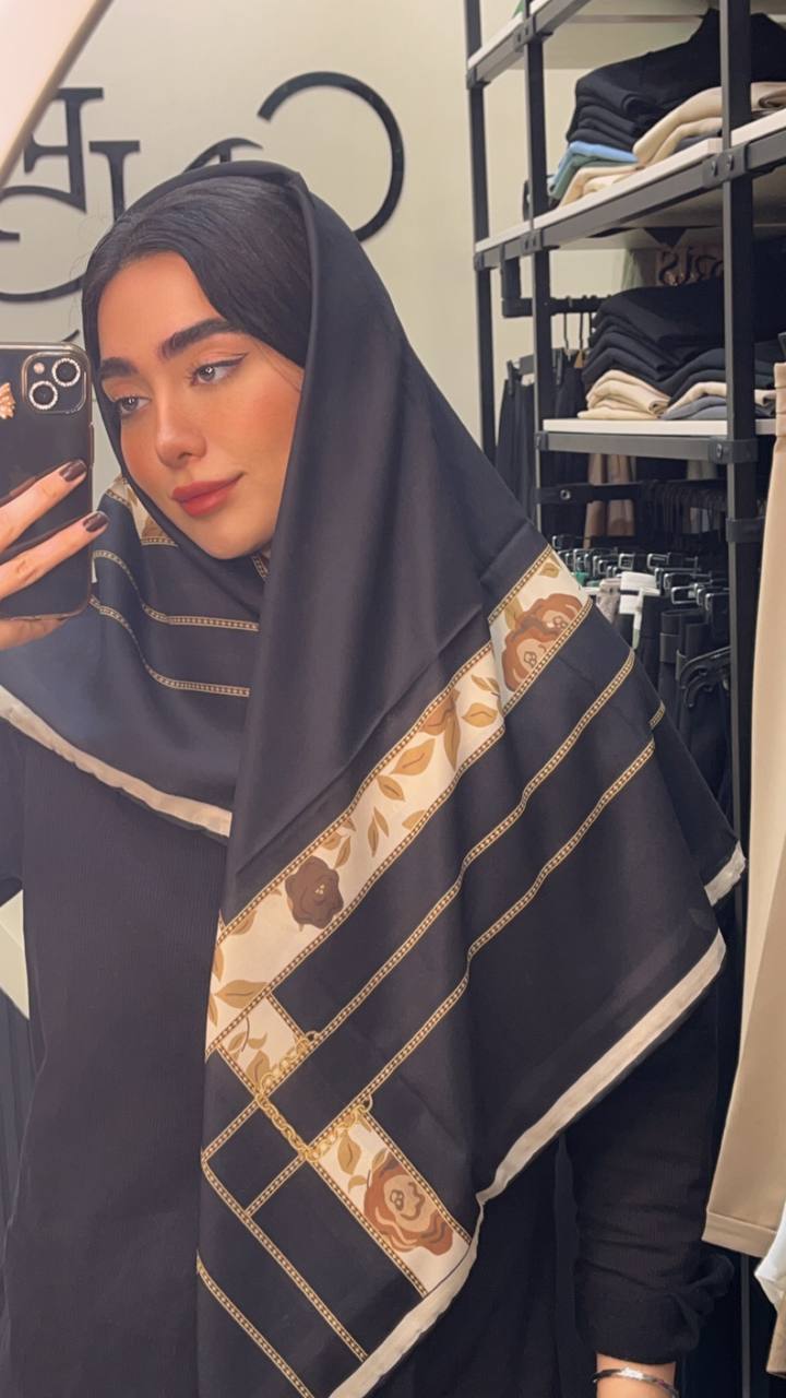 روسری حریر دستدوز بسته8طرحی کد r49 (عمده)