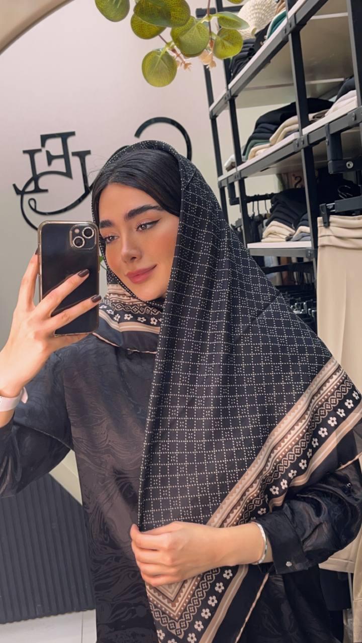 روسری حریر دستدوز بسته6رنگی کد r53 (عمده)
