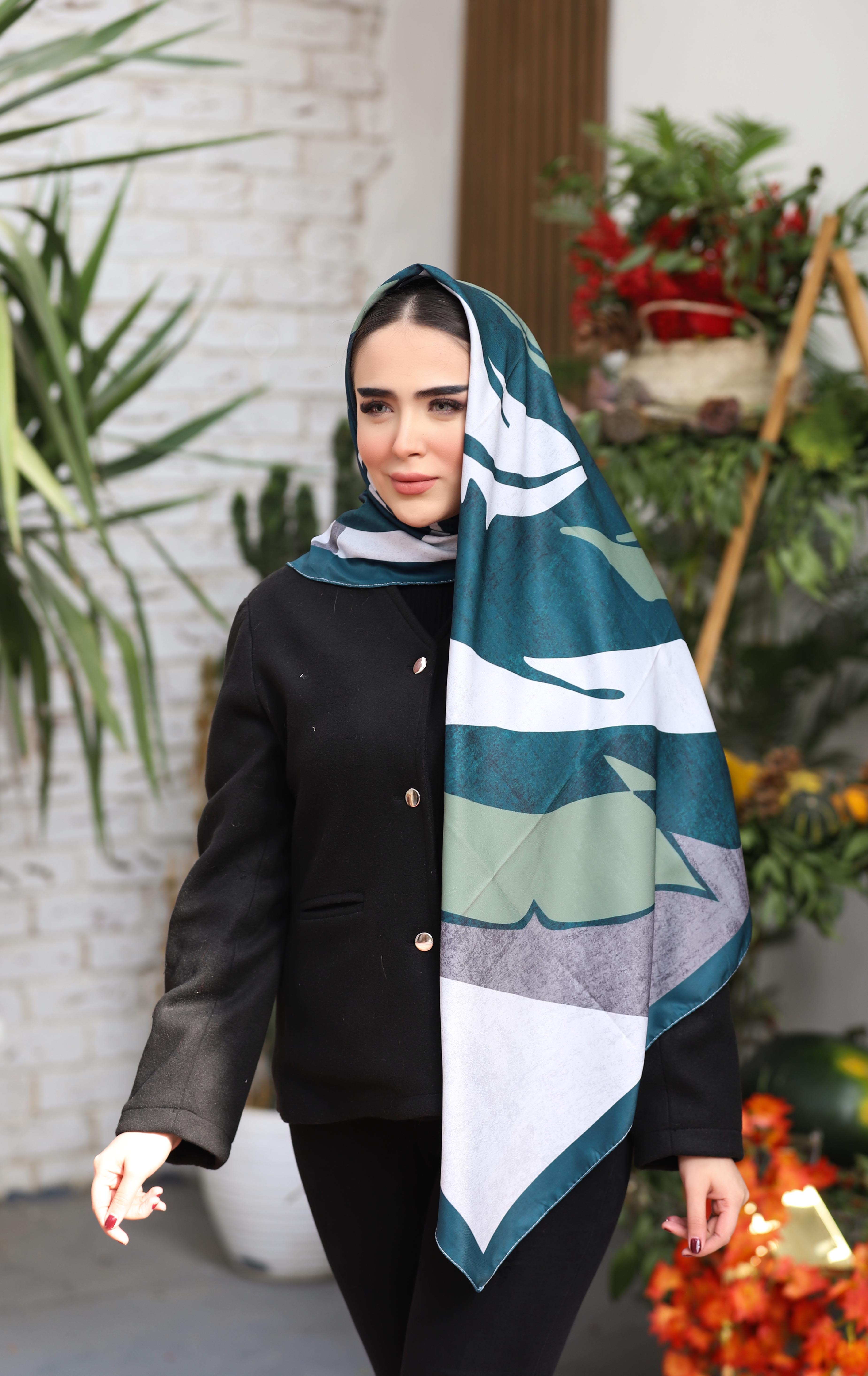 روسری ابریشم توییل بسته4رنگی کد rp55 (عمده)