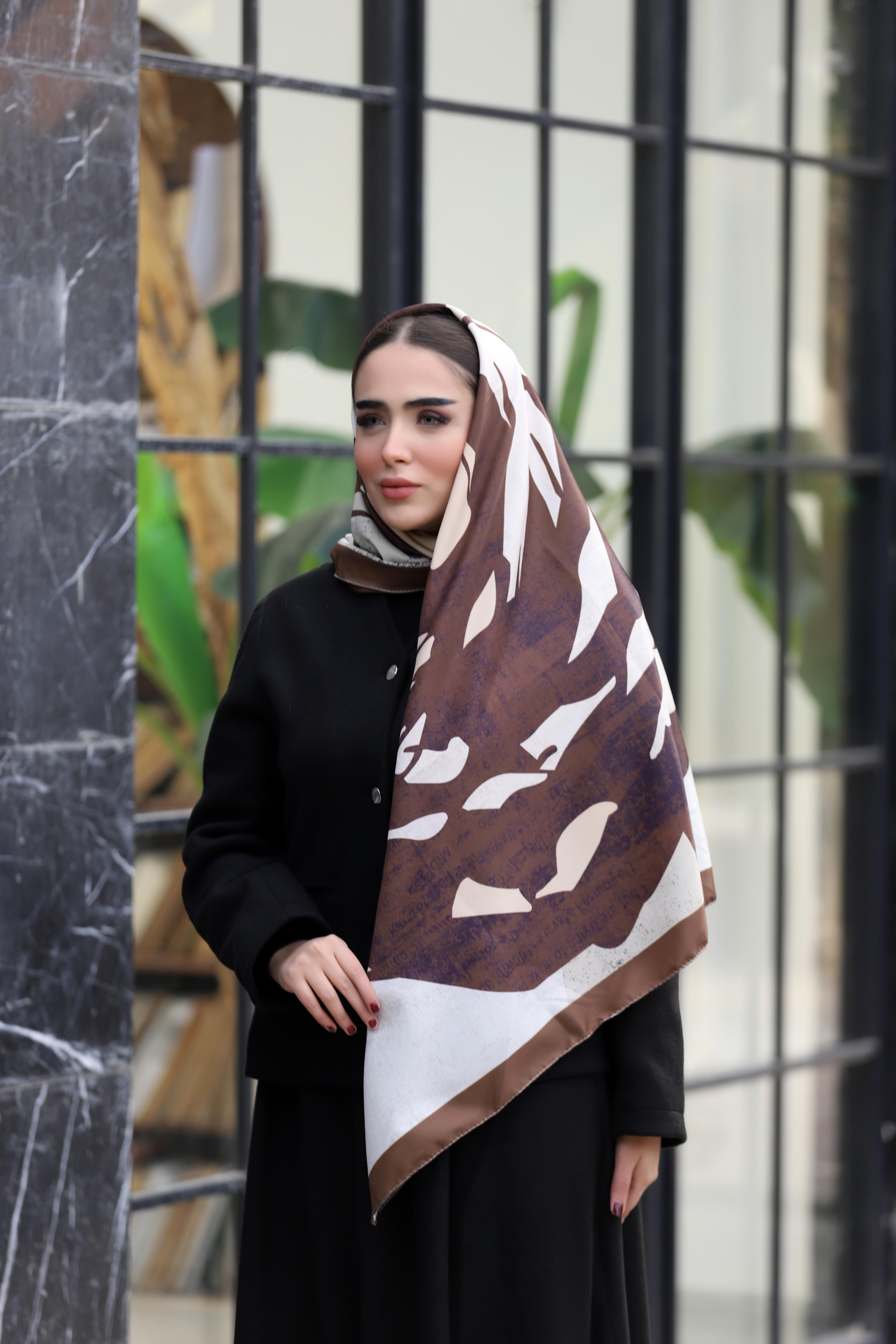 روسری ابریشم توییل بسته4رنگی کد rp55 (عمده)