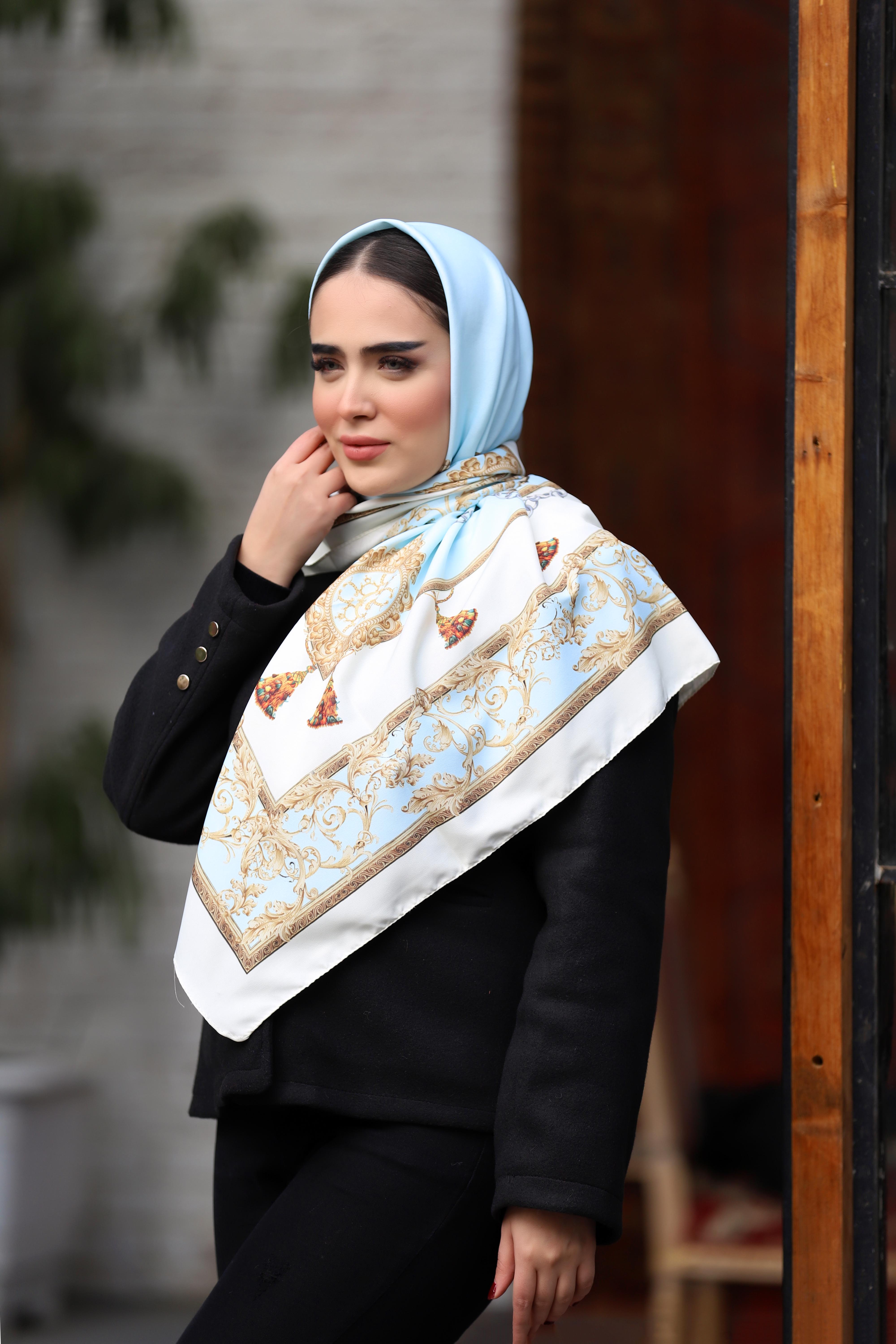 روسری ابریشم توییل بسته6رنگی کد rp56 (عمده)