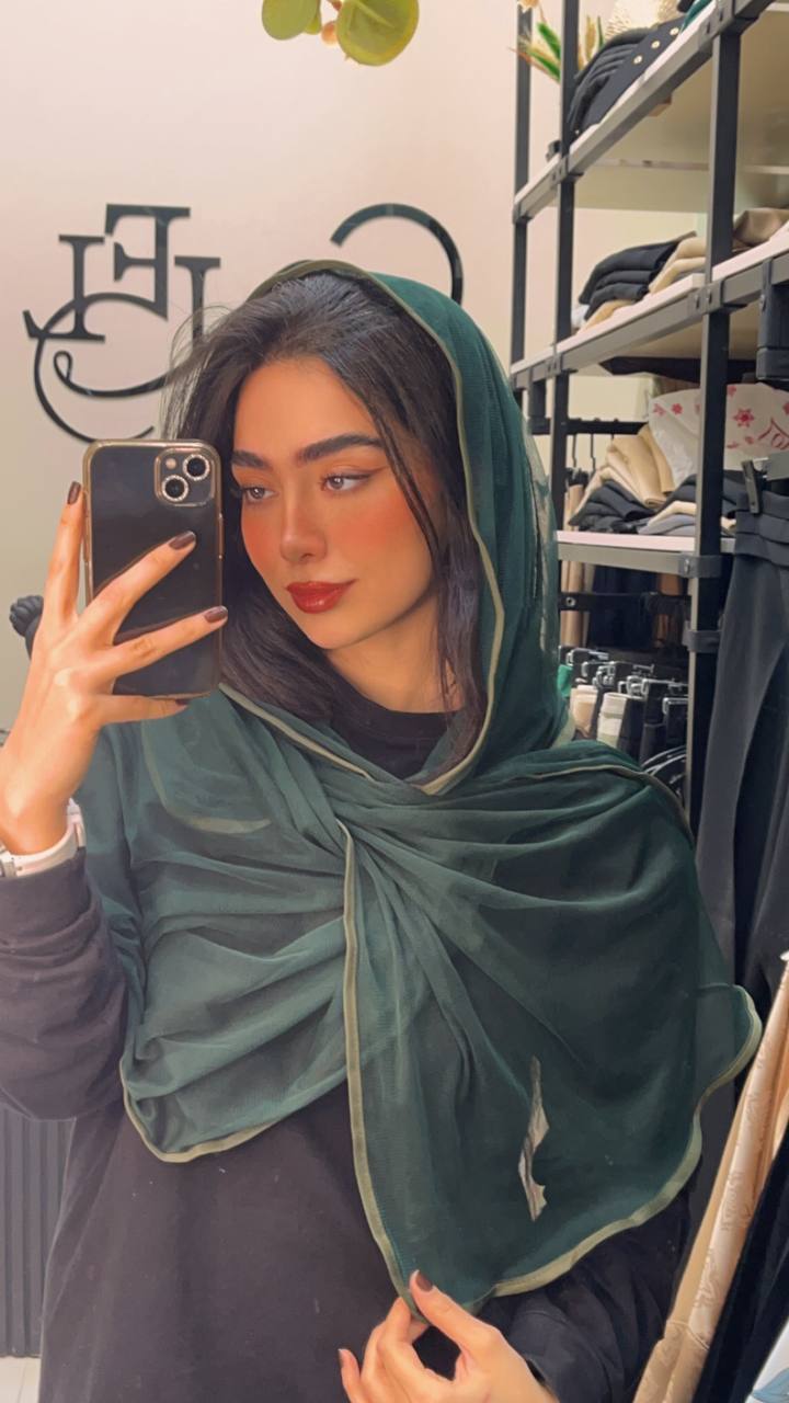شال توری بسته12رنگی کد sm28 (عمده)