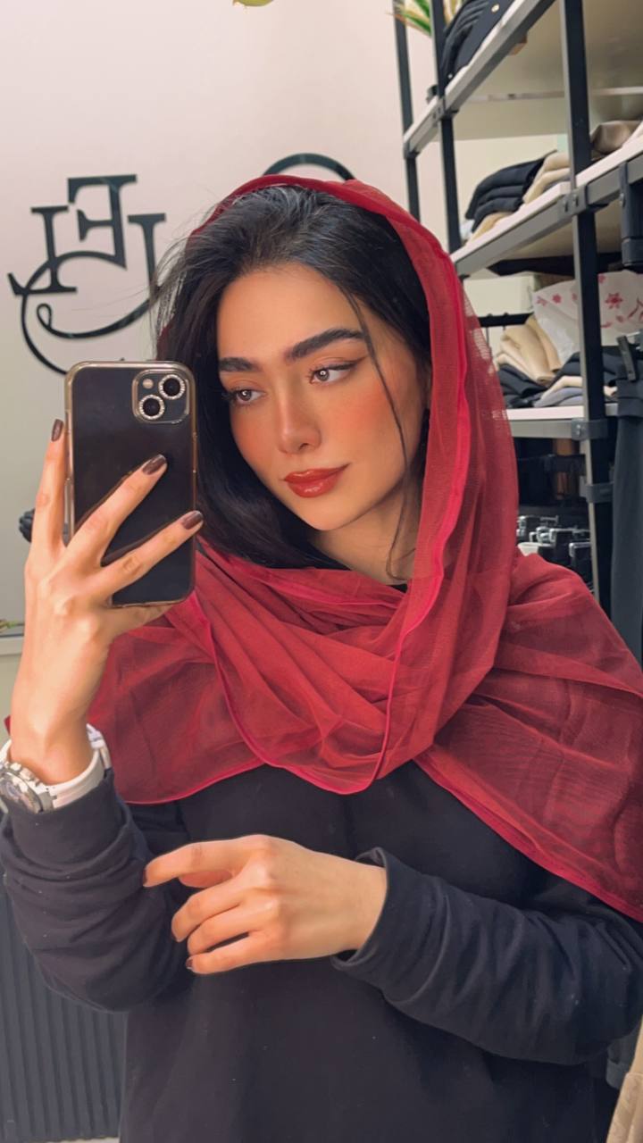 شال توری بسته12رنگی کد sm28 (عمده)