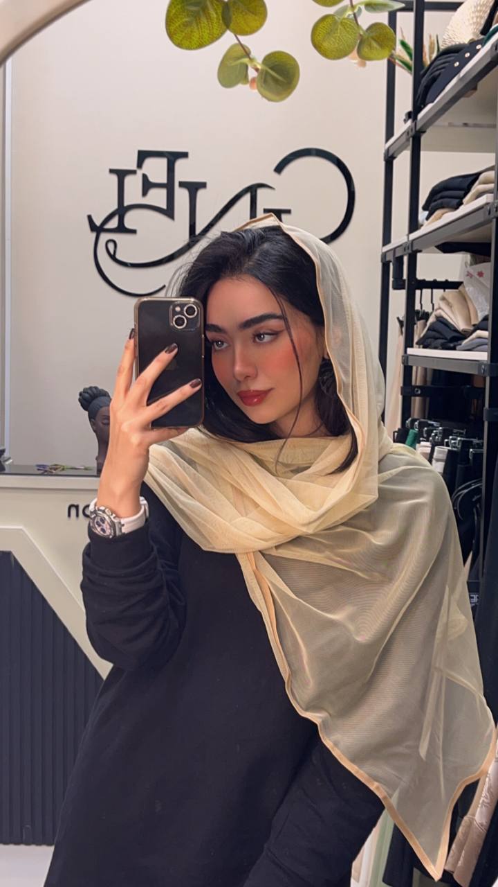 شال توری بسته12رنگی کد sm28 (عمده)