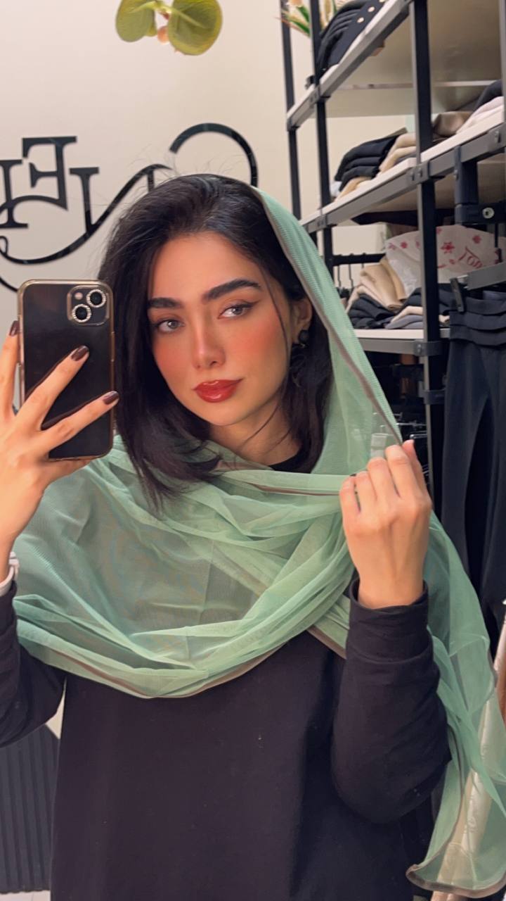 شال توری بسته12رنگی کد sm28 (عمده)