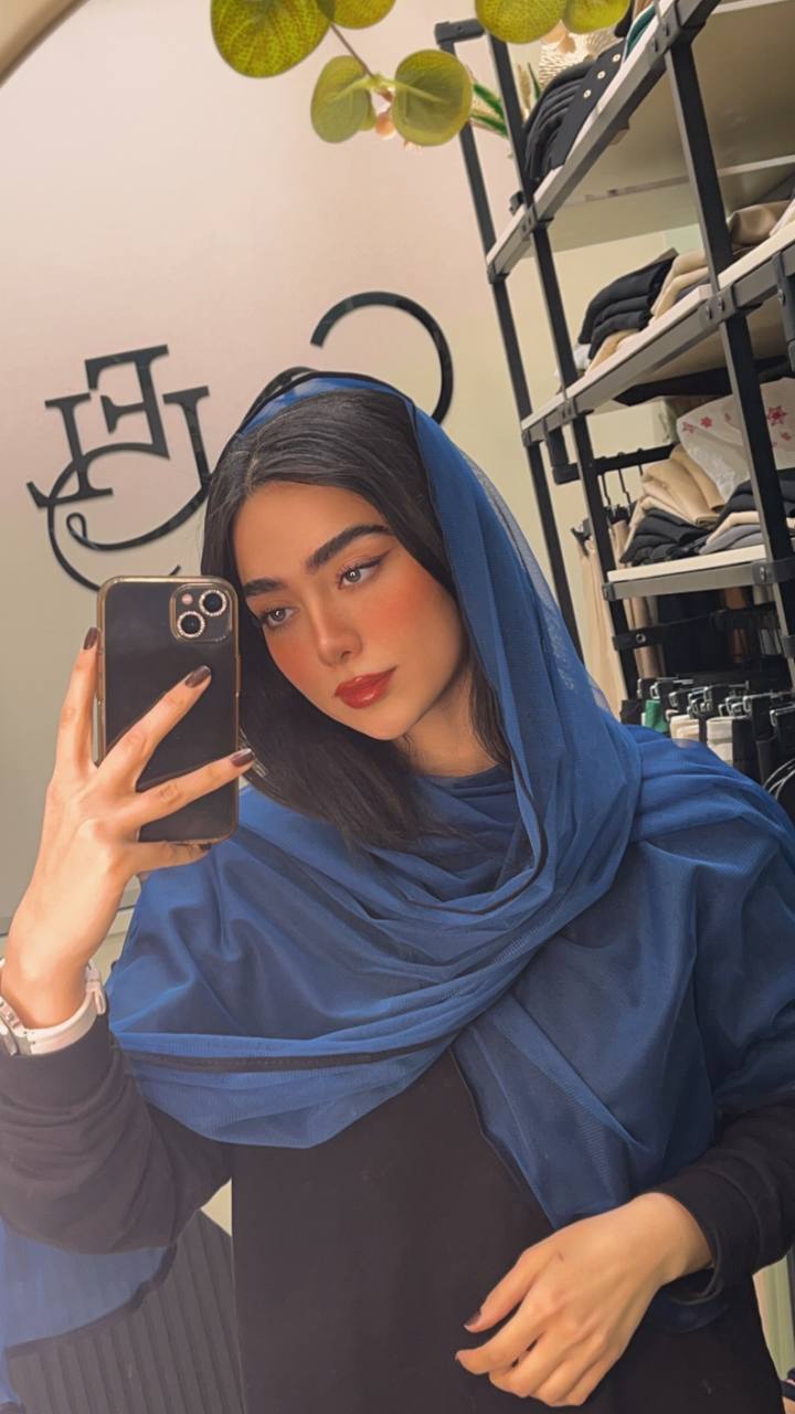 شال توری بسته12رنگی کد sm28 (عمده)