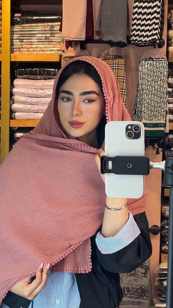 شال پلیسه دورعدسی بسته12رنگی کد ps36 (عمده)
